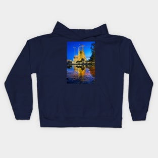 Nights of the Sagrada Familia Kids Hoodie